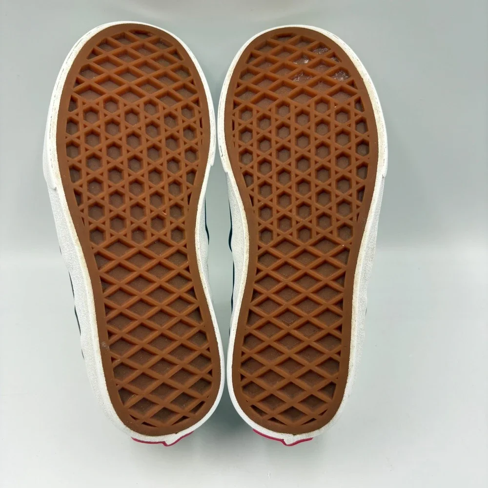 Vans Slip-On Kids Size 12.5 Black White Good Checkerboard Canvas Sneakers